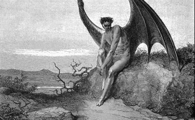 Lucifer from Milton's Paradise Lost by Gustave Dore (1866)