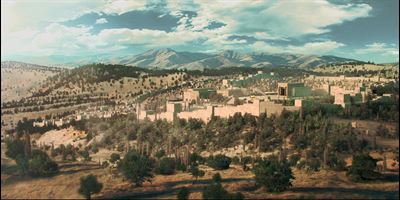 Jerusalem around 600 BC. Image via churchofjesuschrist.org.
