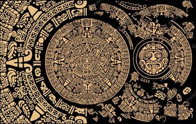 Ancient Maya calendar (abstract design). Image via Freepic.