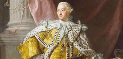 King George III. Coronation portrait by Allan Ramsay. Image via wikipedia.org.